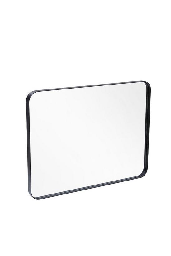 Living and Home 80*3.5*60cm Aluminum Frame Bathroom Vanity Wall Mirror with Rounded Corner 3
