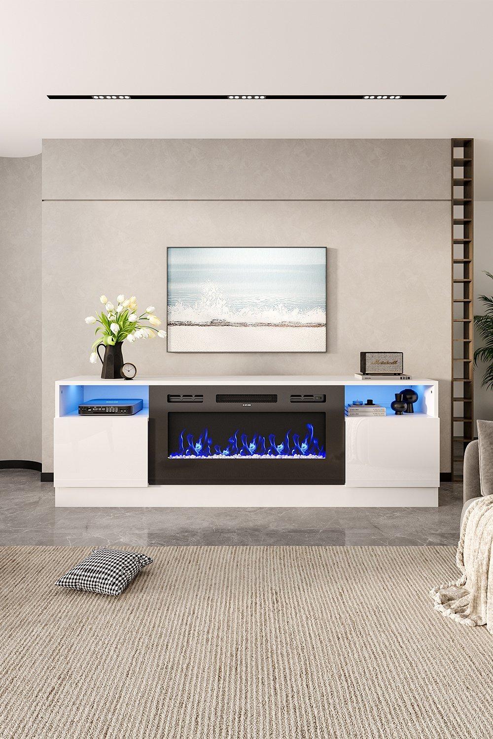 Scott living deals fireplace tv stand