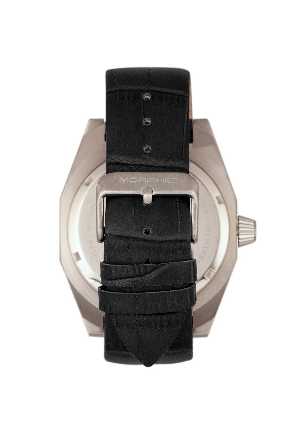 Morphic M88 Series Men's Watch Camel Band Silver Case MPH8801 – Morphic  Watches