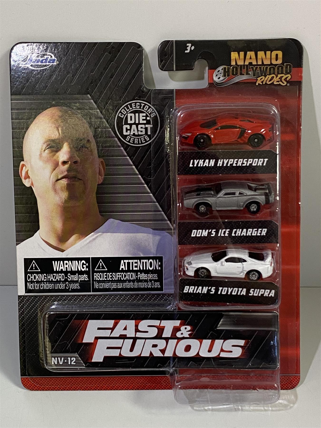 Toy Vehicles | Fast and Furious 3 Car Nano Set Jada NV-12 32482 ...