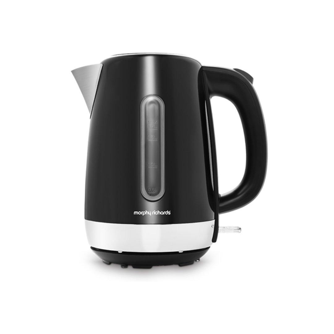 Morphy richards equip kettle hot sale black