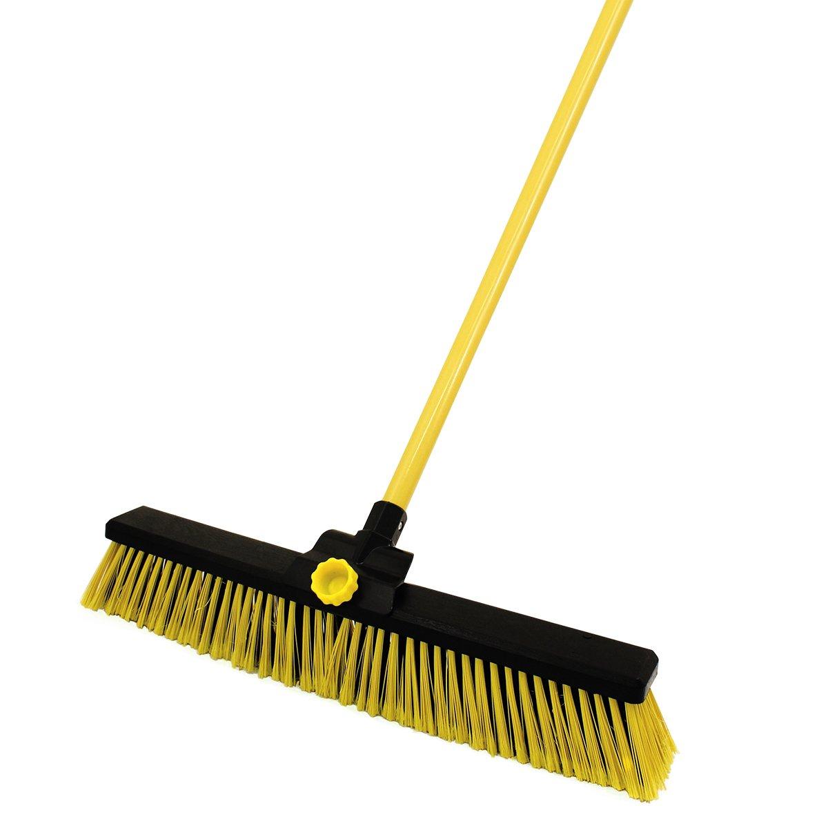 Bulldozer Yard Broom Sweeper Heavy Duty Industrial with Handle