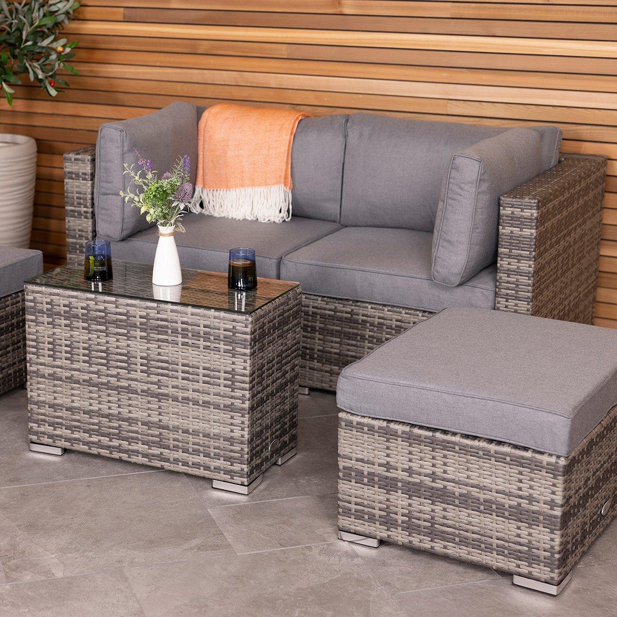 Charles bentley grey discount rattan