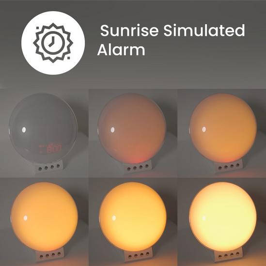ValueLights Smart Sunrise Alarm Clock 2in1 With Wireless Charge 6