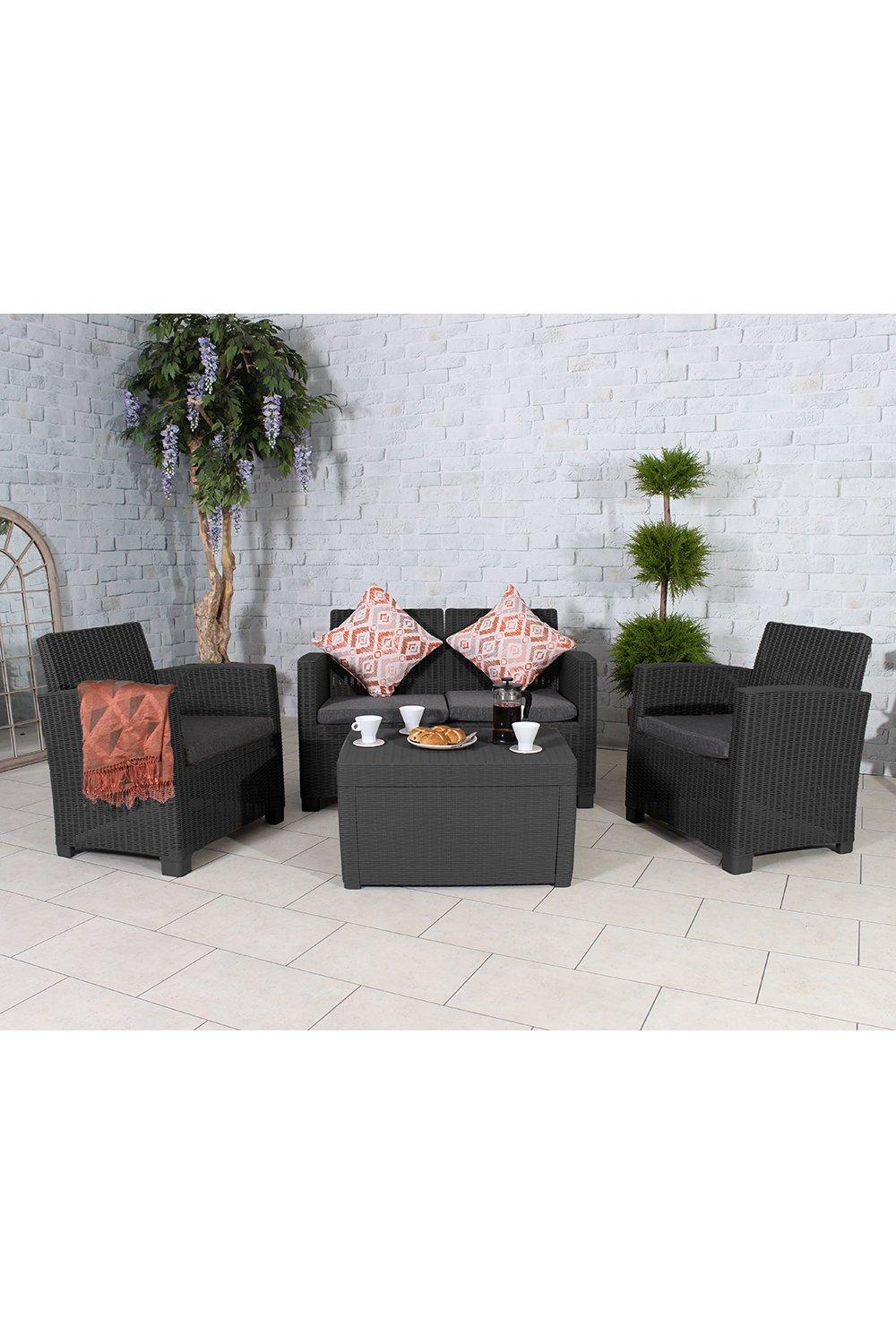 Garden Furniture | FARO 4 Seater Conversation Set | Royalcraft