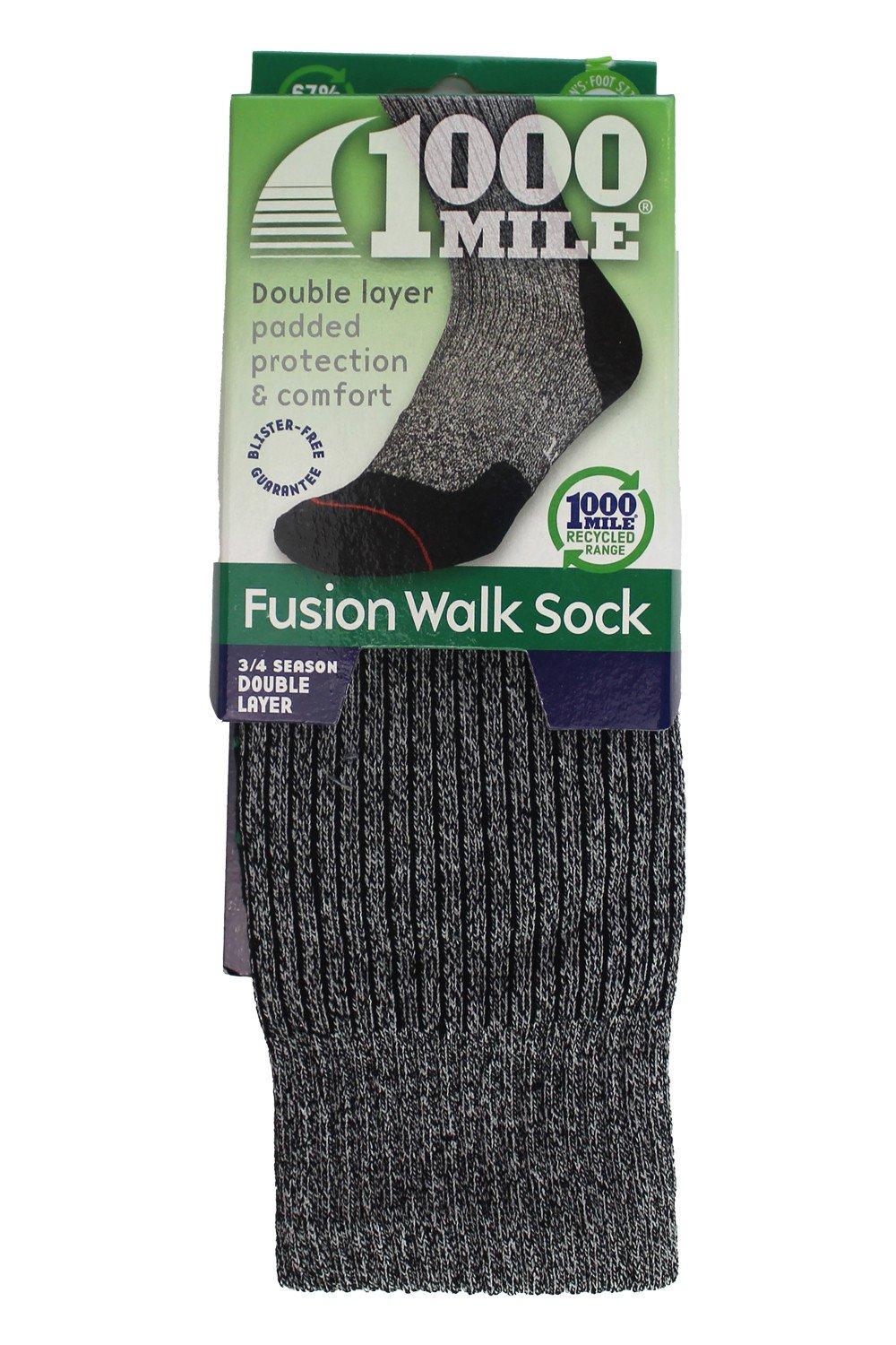 Womens Fusion Double Layer Walking Sock