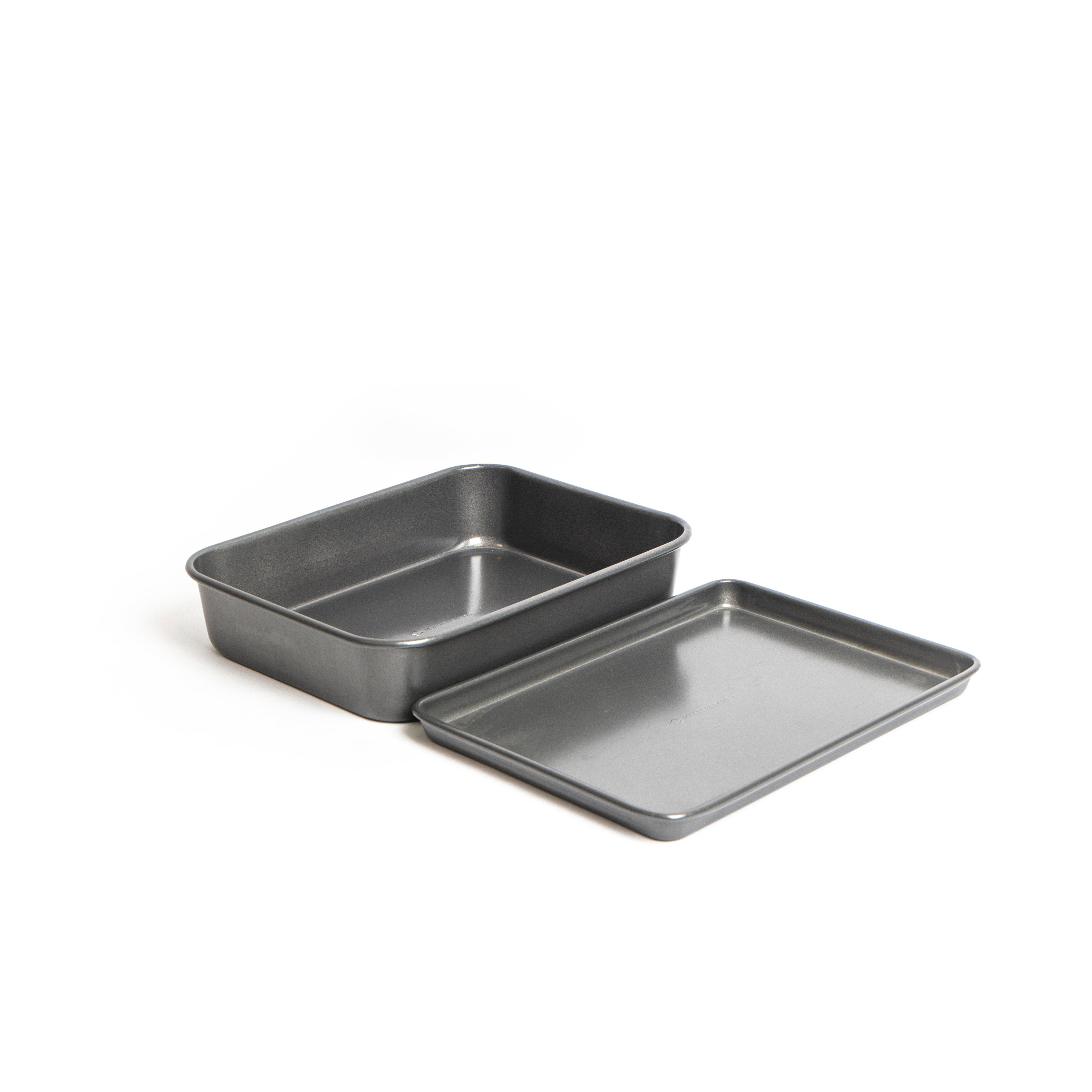 MasterClass Set of Non-Stick Large Roasting Pan, Baking Tray