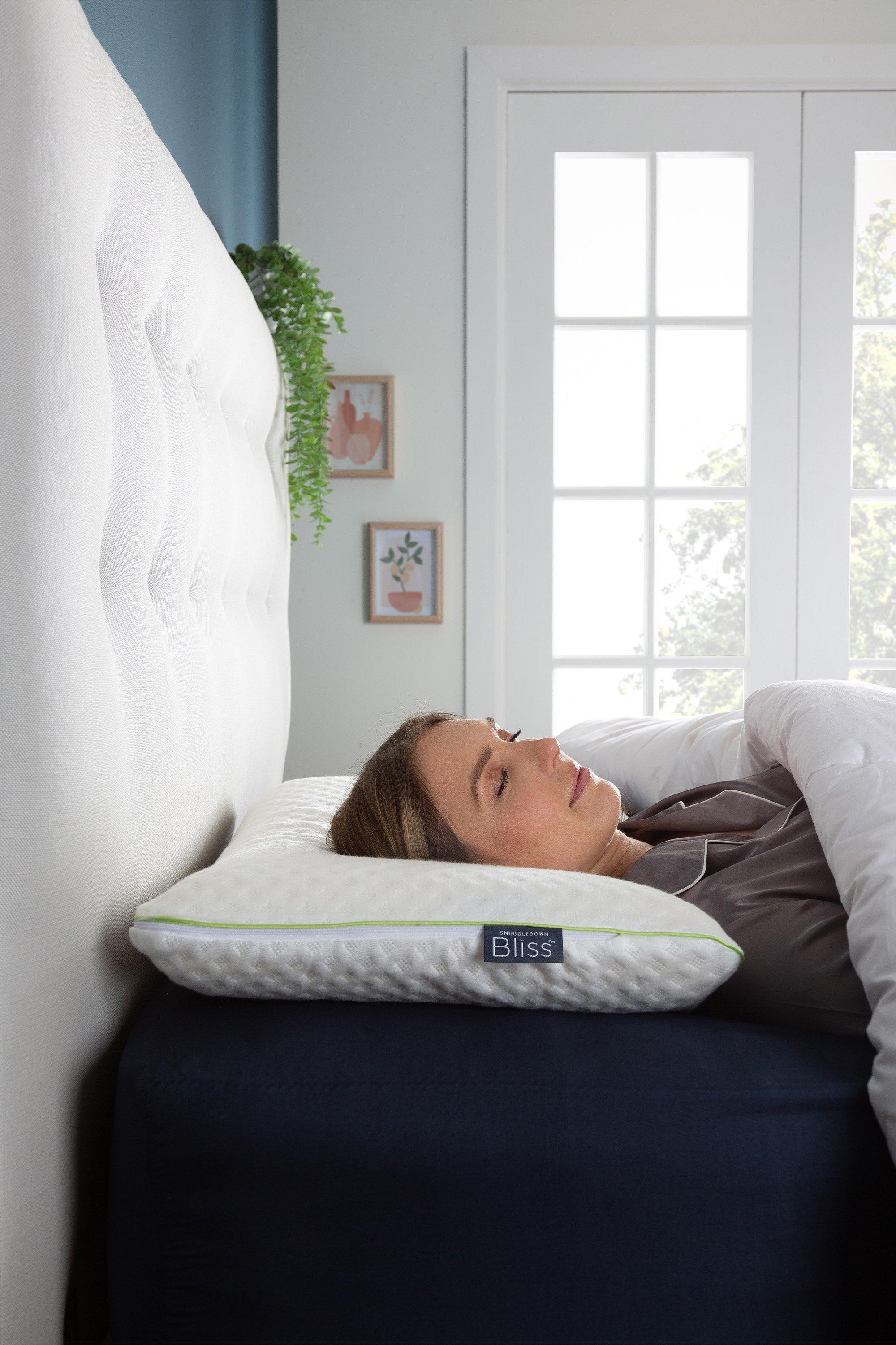 Duvets Pillows Single Bliss Bamboo Touch Memory Foam Back