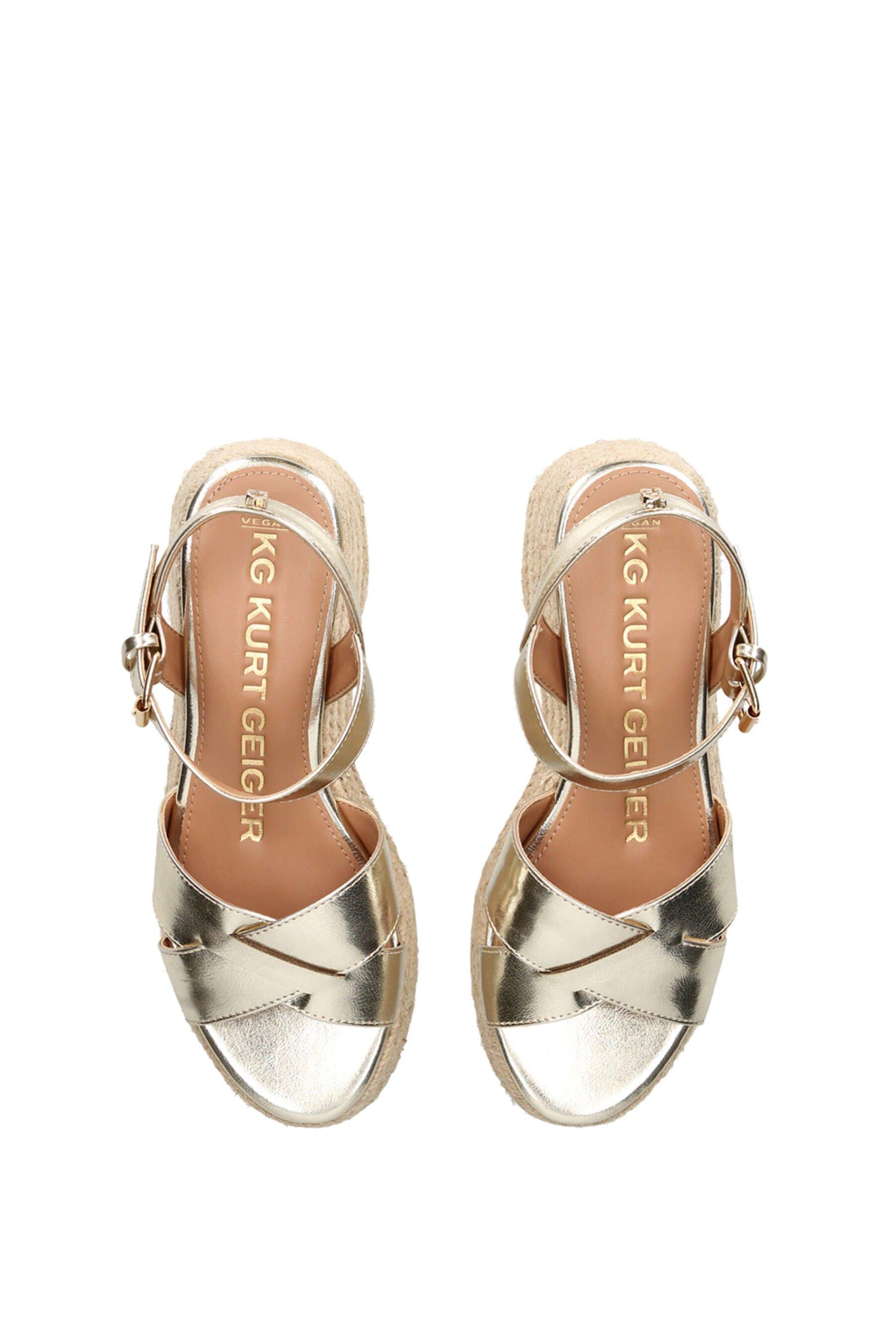 Kurt geiger rose hot sale gold sandals