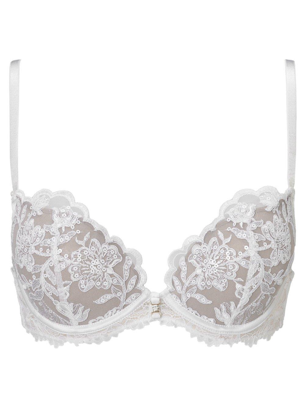 The Icon Fuller Bust Padded Plunge White