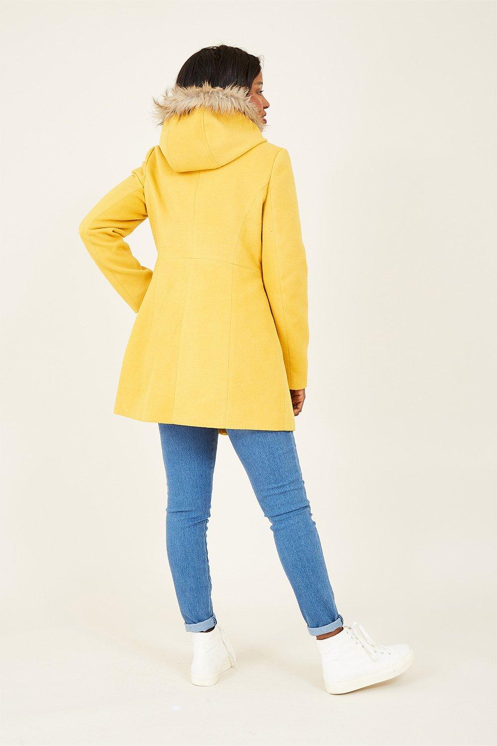 Dorothy perkins hotsell mustard coat