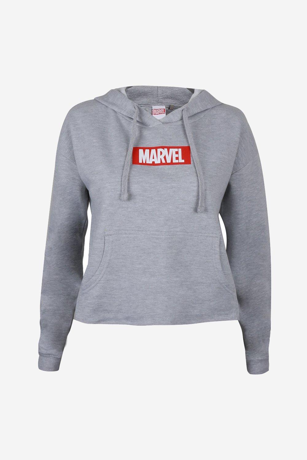 Marvel cropped hoodie sale