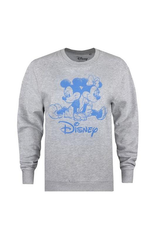 Disney Minnie & Mickey Mouse Sketch Cotton Sweatshirt 2