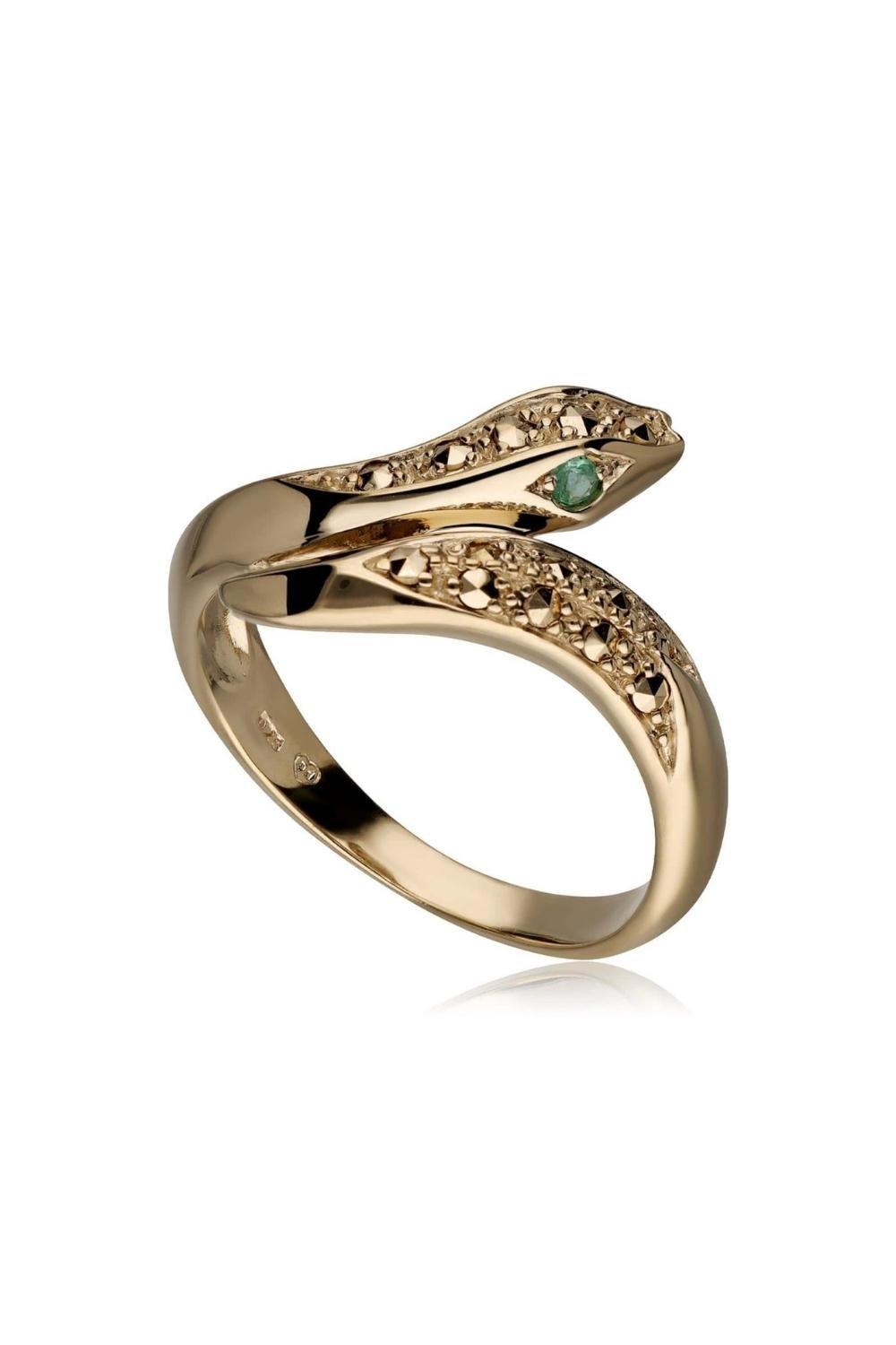 Emerald clearance snake ring