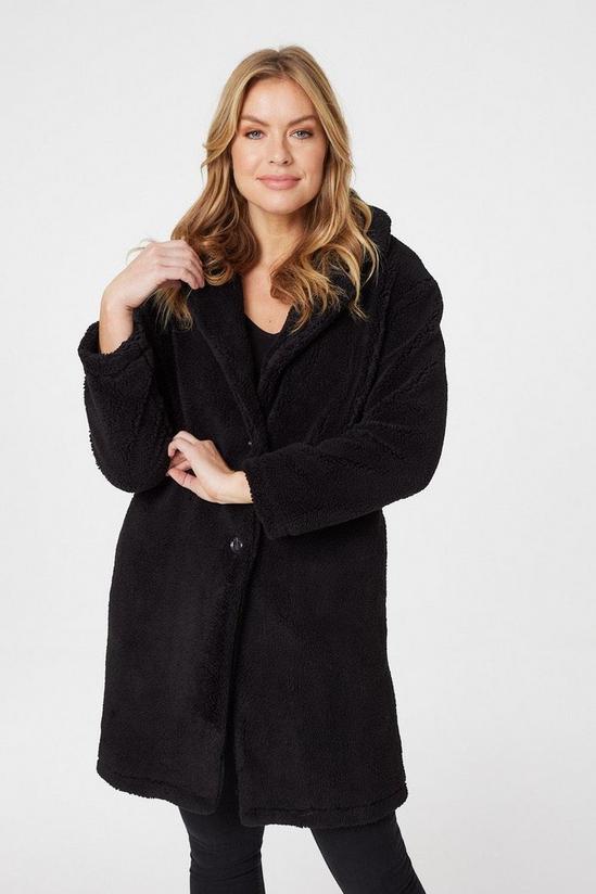 Jackets & Coats, Teddy Faux Fur Longline Coat