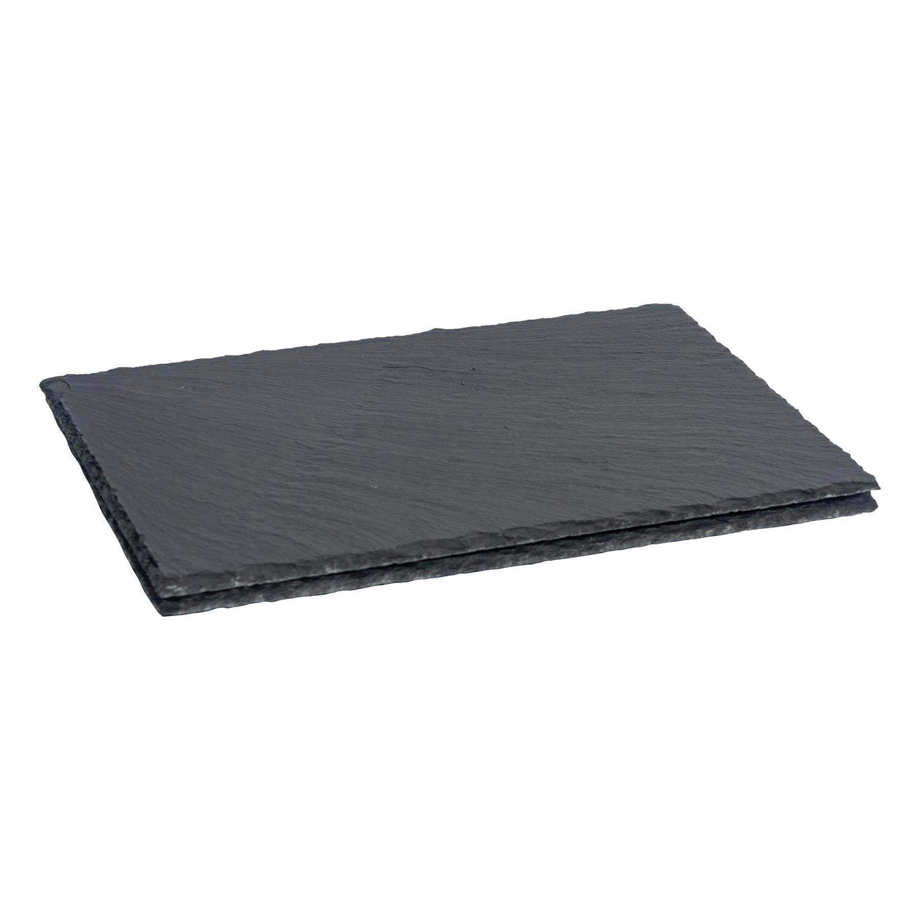 Serving Dishes | Rectangle Slate Serving Platters 30 x 20cm Pack of 2 ...