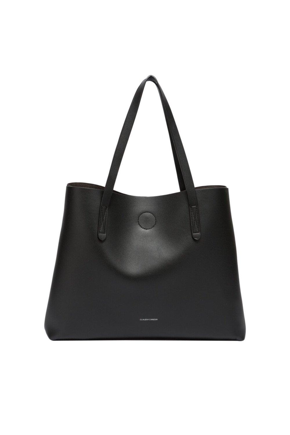 Claudia canova shoulder online tote bag in black