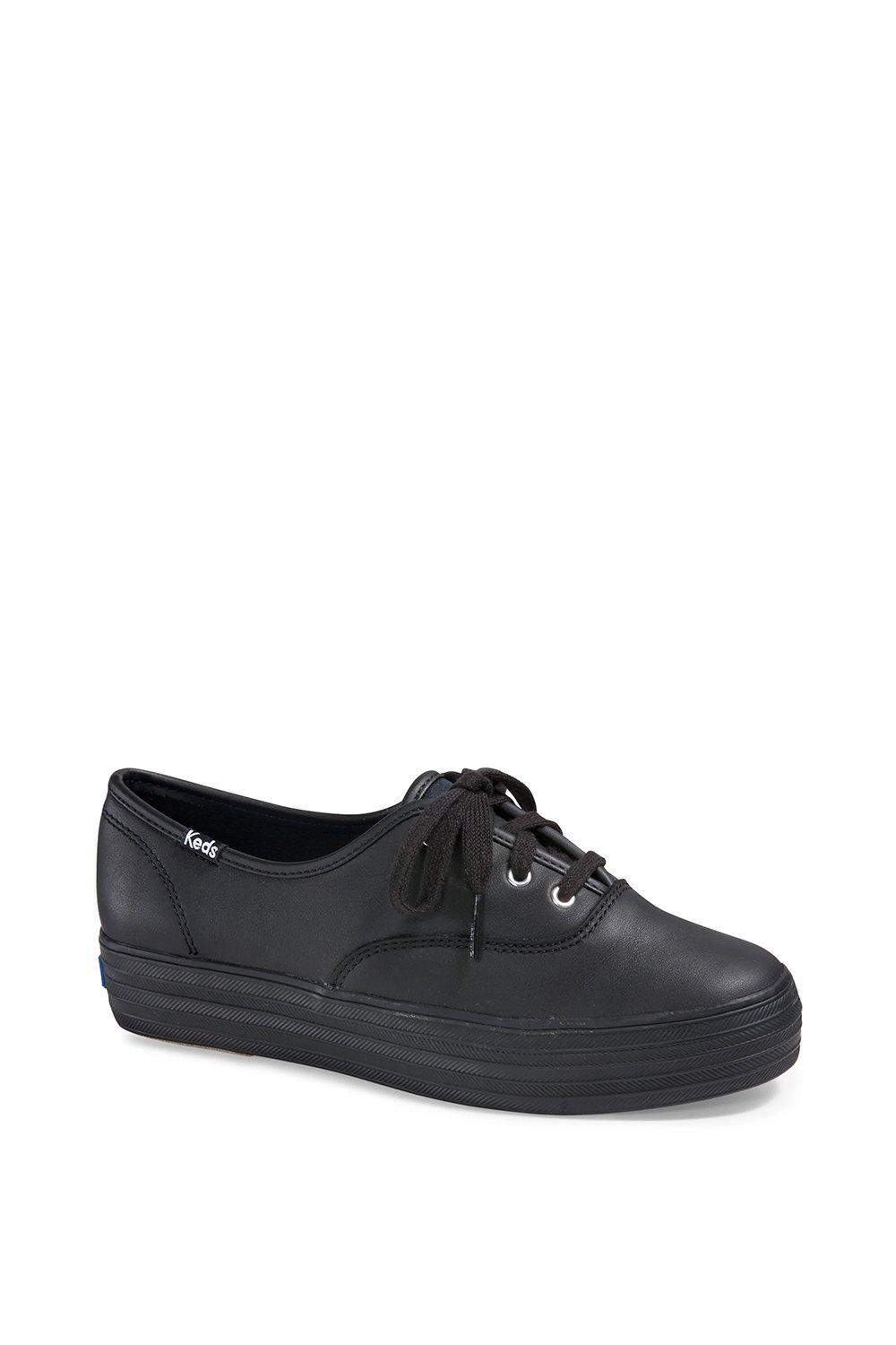 Keds leather cheap platform sneakers