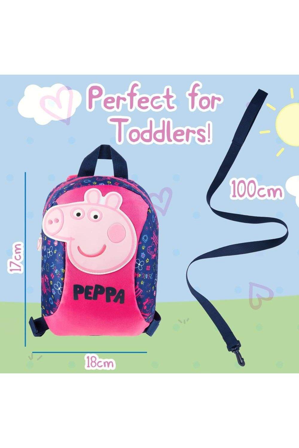 Peppa pig backpack outlet reins asda