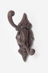 Homescapes Ornate Hinged Cast Iron Wall Hook thumbnail 2