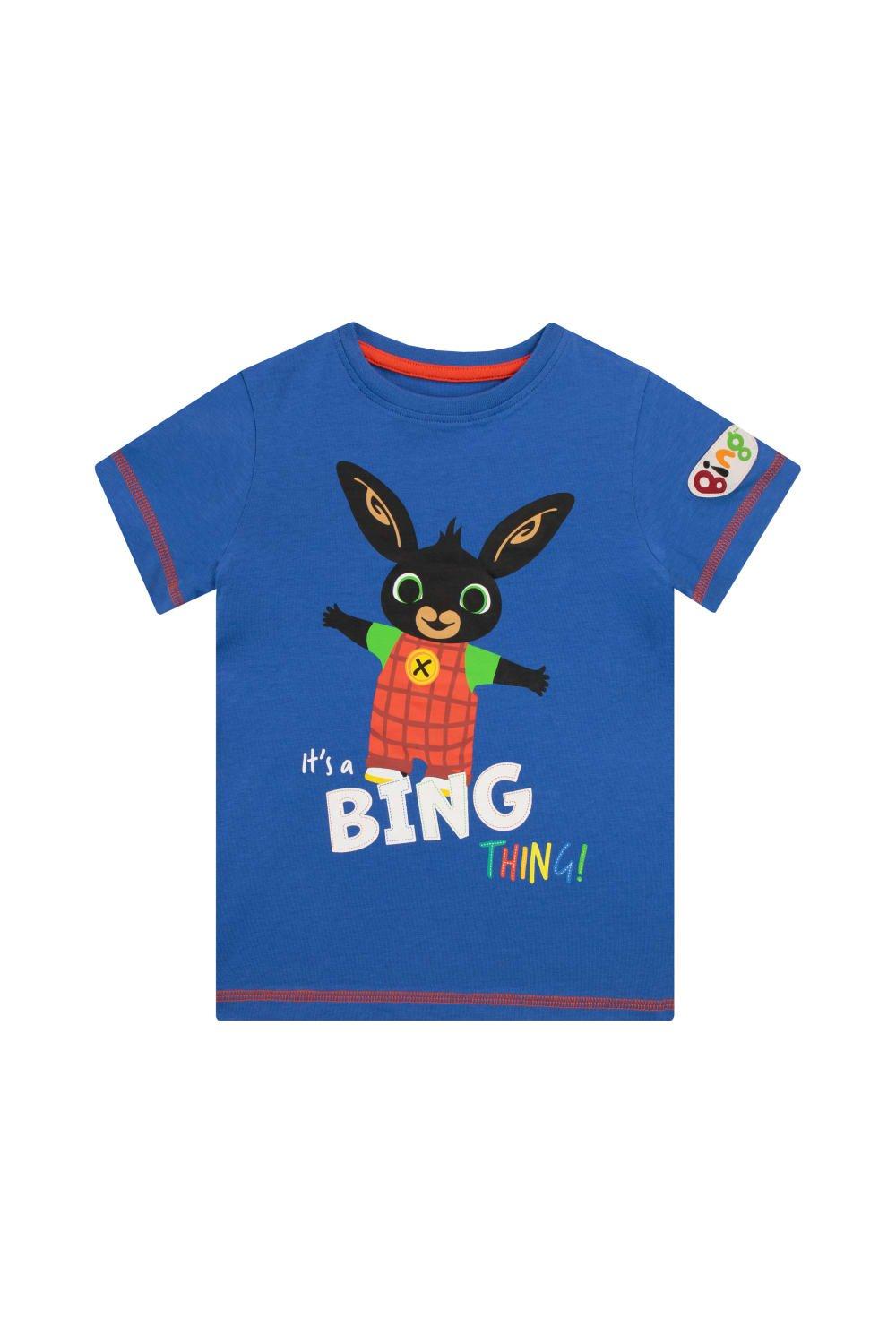 Hoppity Voosh Azur Blue Unisex Kids Tshirt from Bing