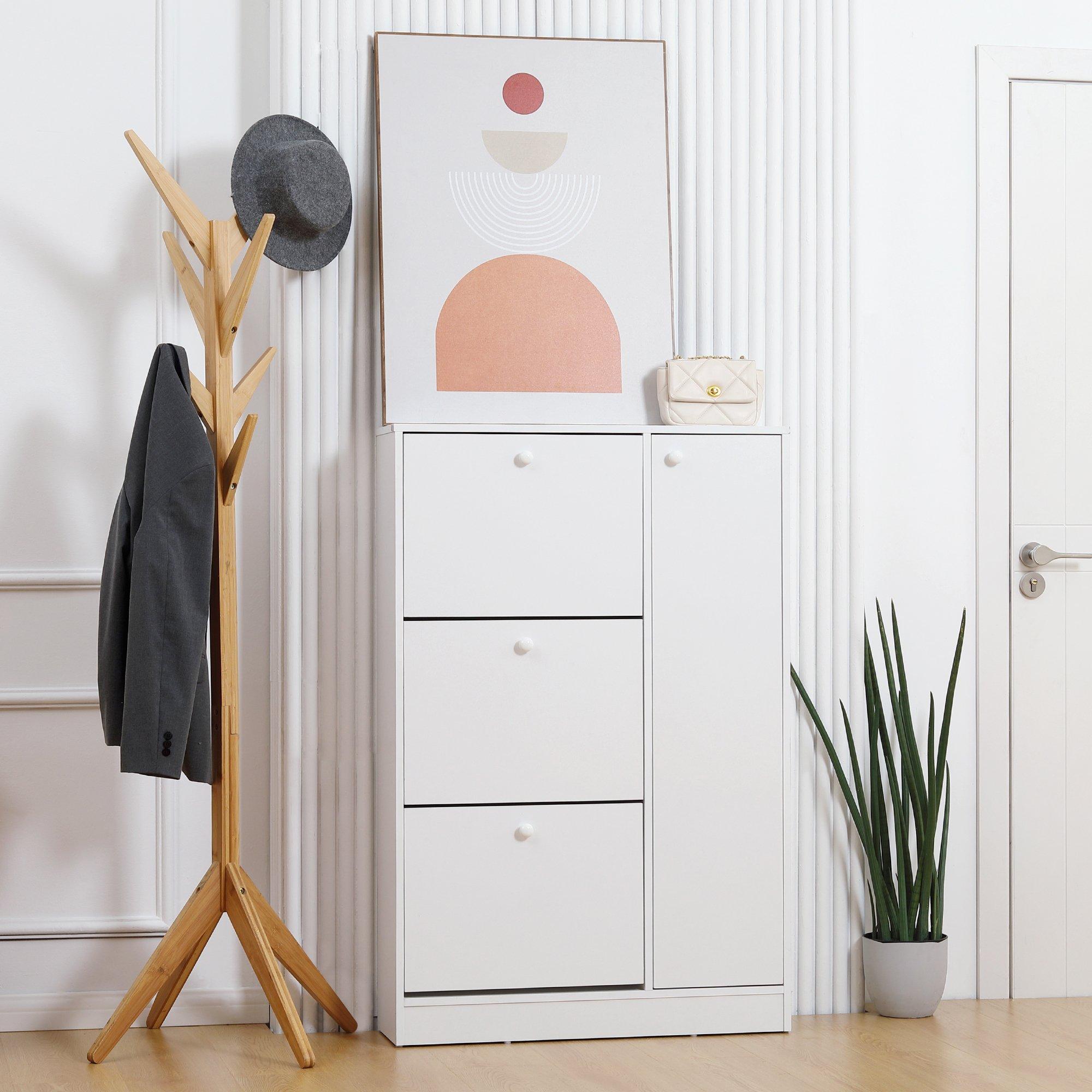 Homcom shoe storage cabinet discount