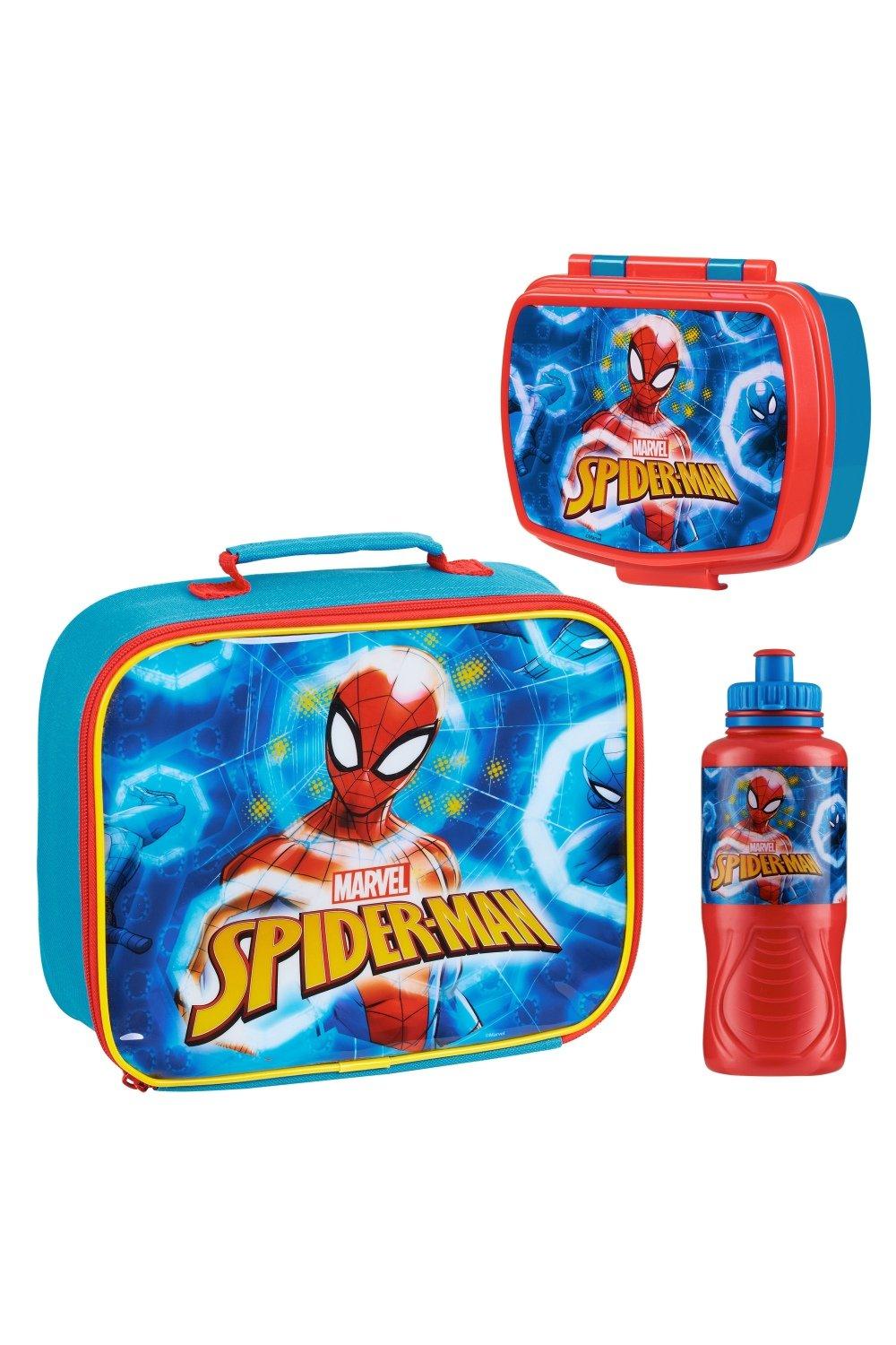 Kids Childrens Lunch Set - Lunch Bag, Lunch Box & Water Bottle 430ml