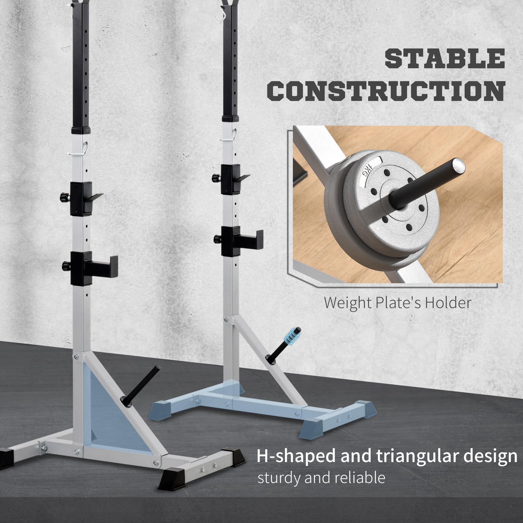 Homcom squat online rack