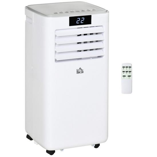 HOMCOM 10000 BTU Mobile Air Conditioner Portable AC Unit with RC for Bedroom 1
