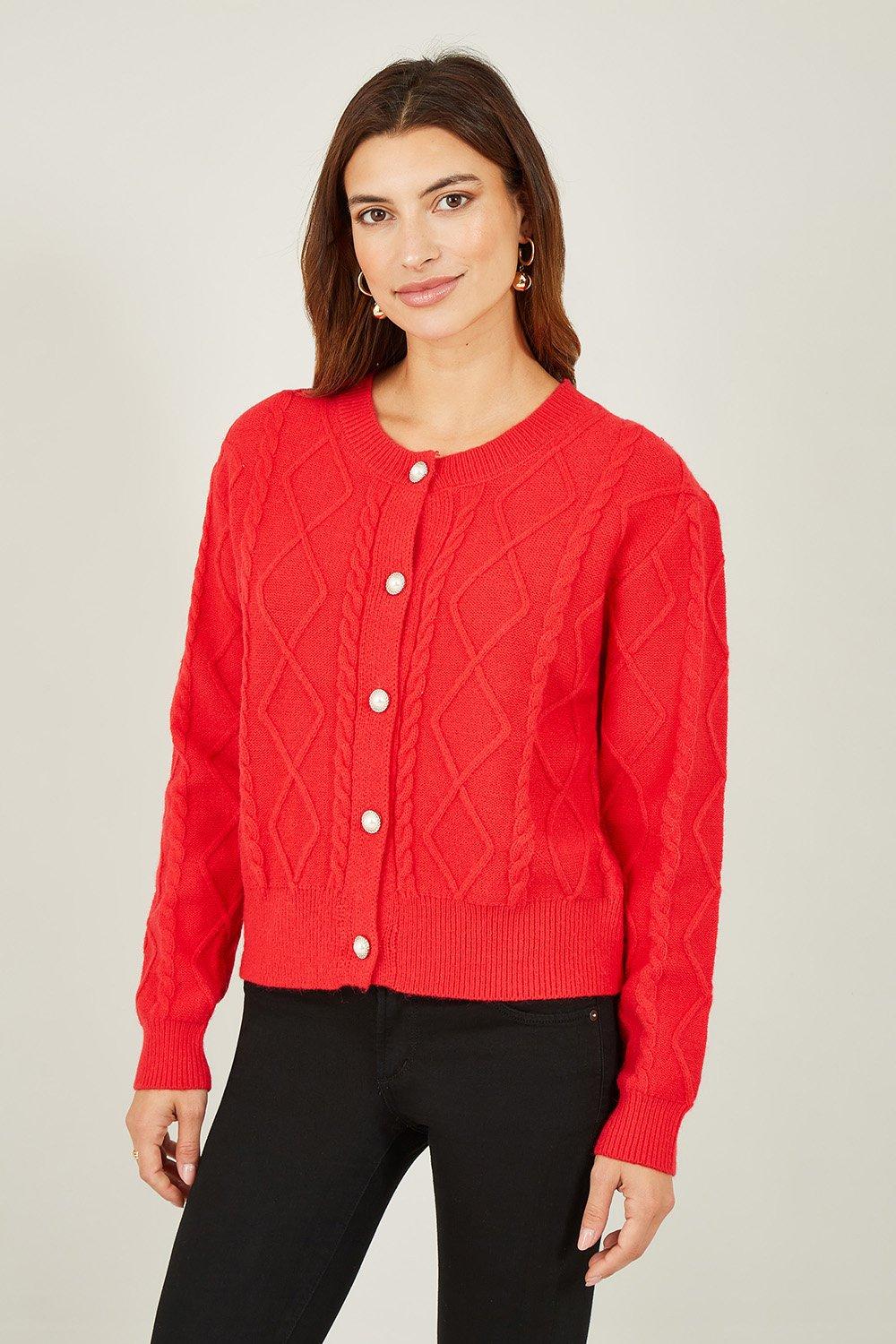 Dorothy perkins shop red cardigan