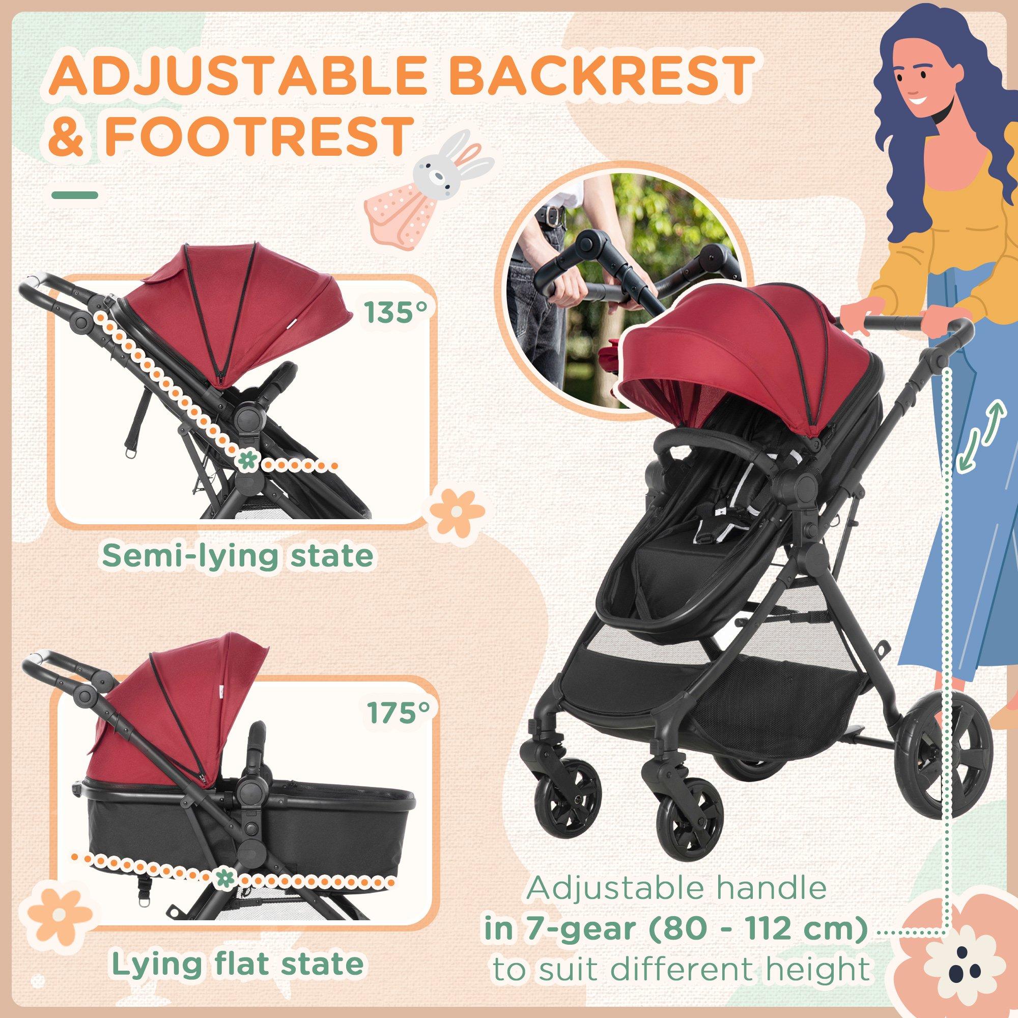 Homcom baby outlet stroller