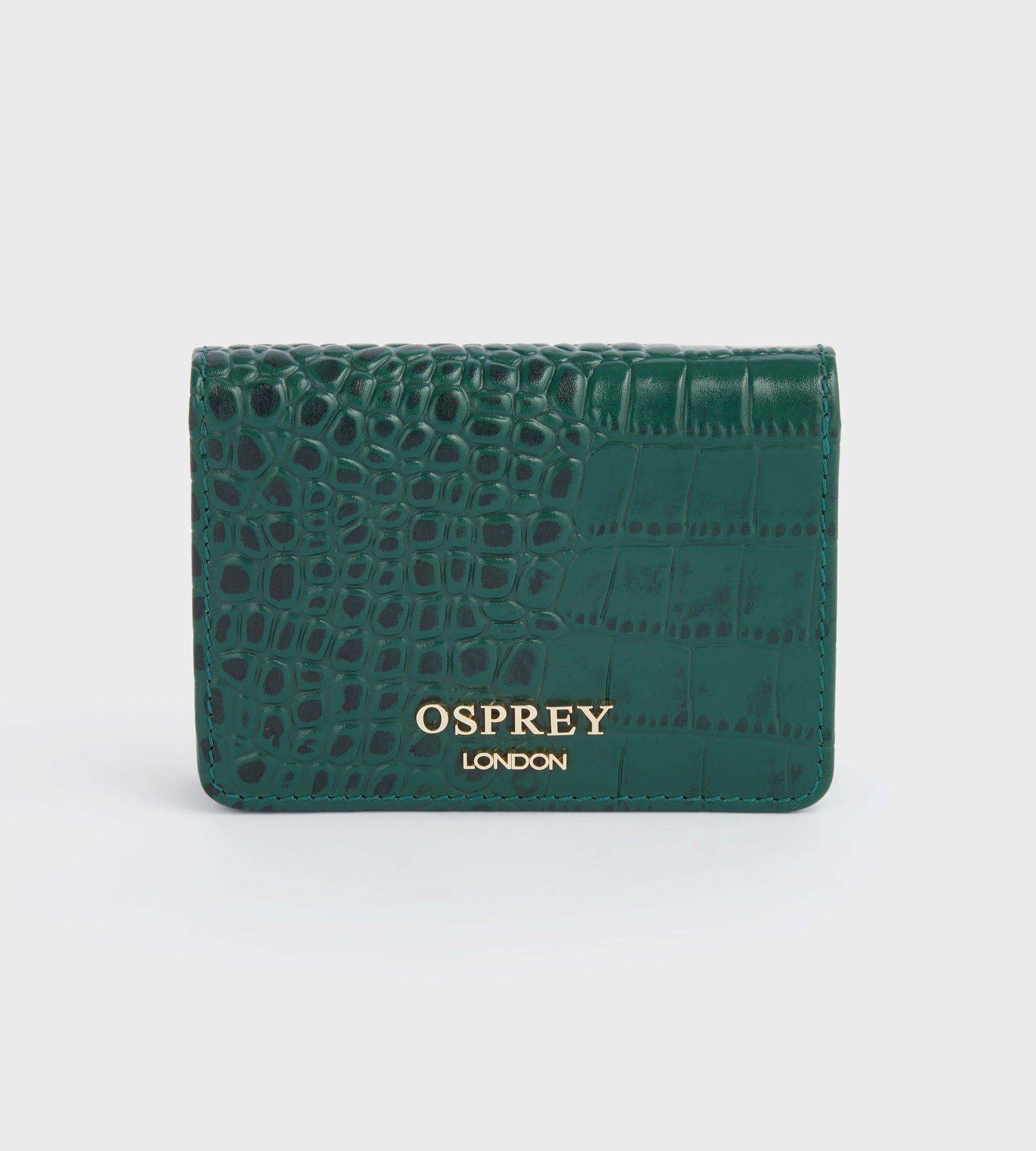 BNIB OSPREY LONDON Red Croc Leather Matinee Purse Gift Idea RRP £89 | eBay