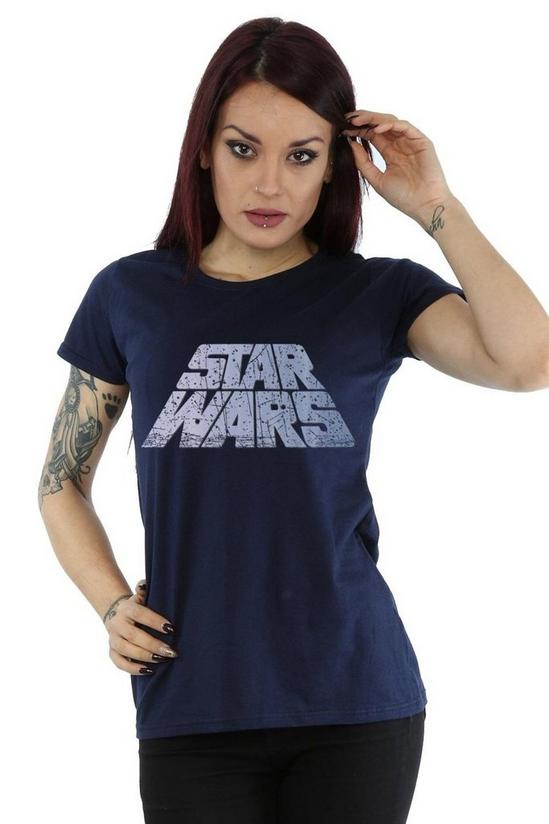 Star Wars Silver Logo Cotton T-Shirt 1