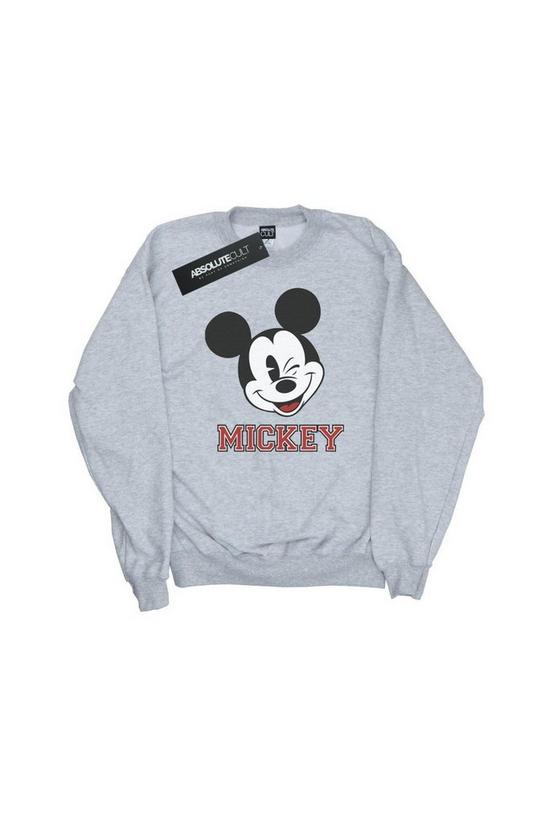 Disney Mickey Mouse Face Sweatshirt 2
