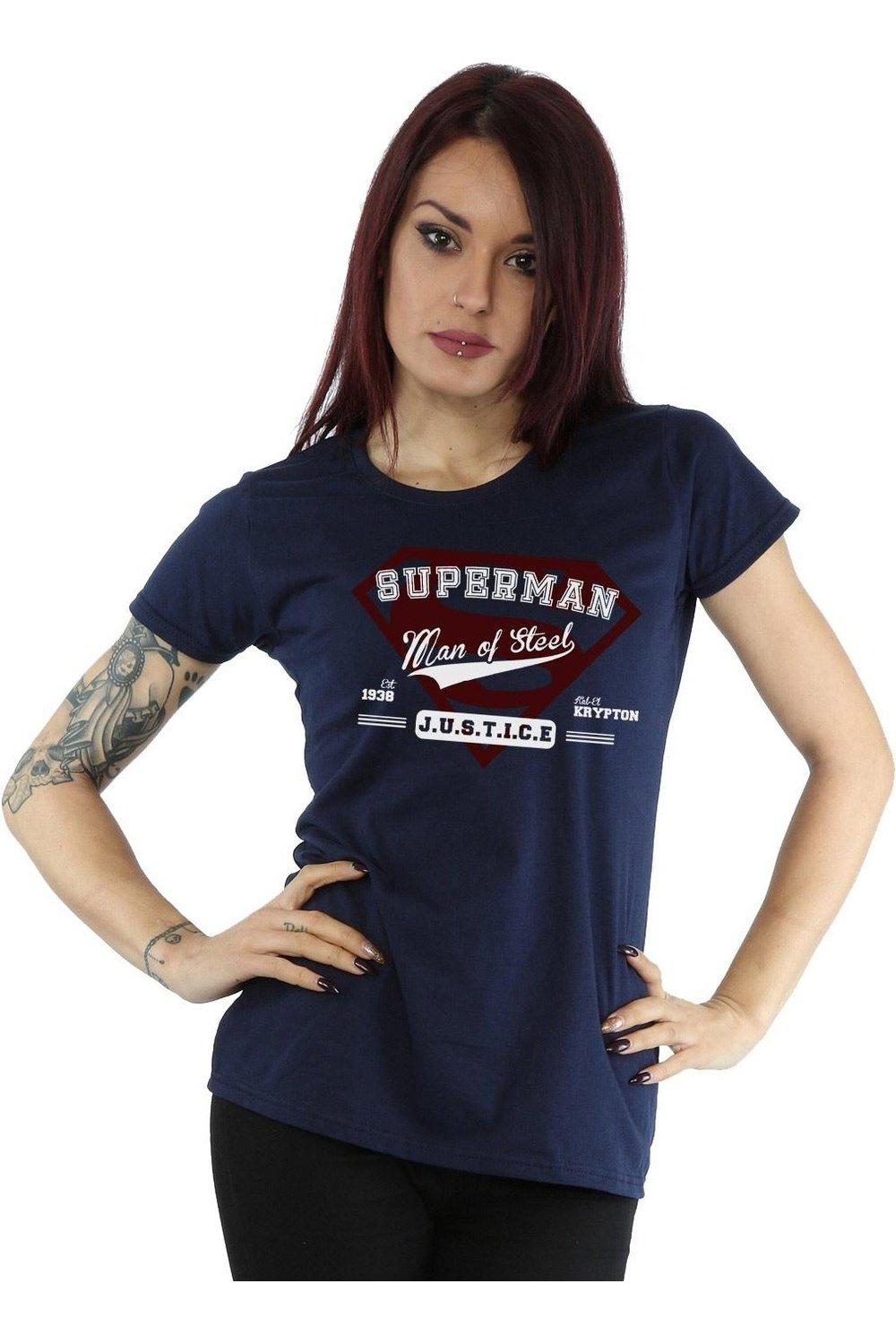 T-Shirts | Superman Man Of Steel Cotton T-Shirt | DC Comics