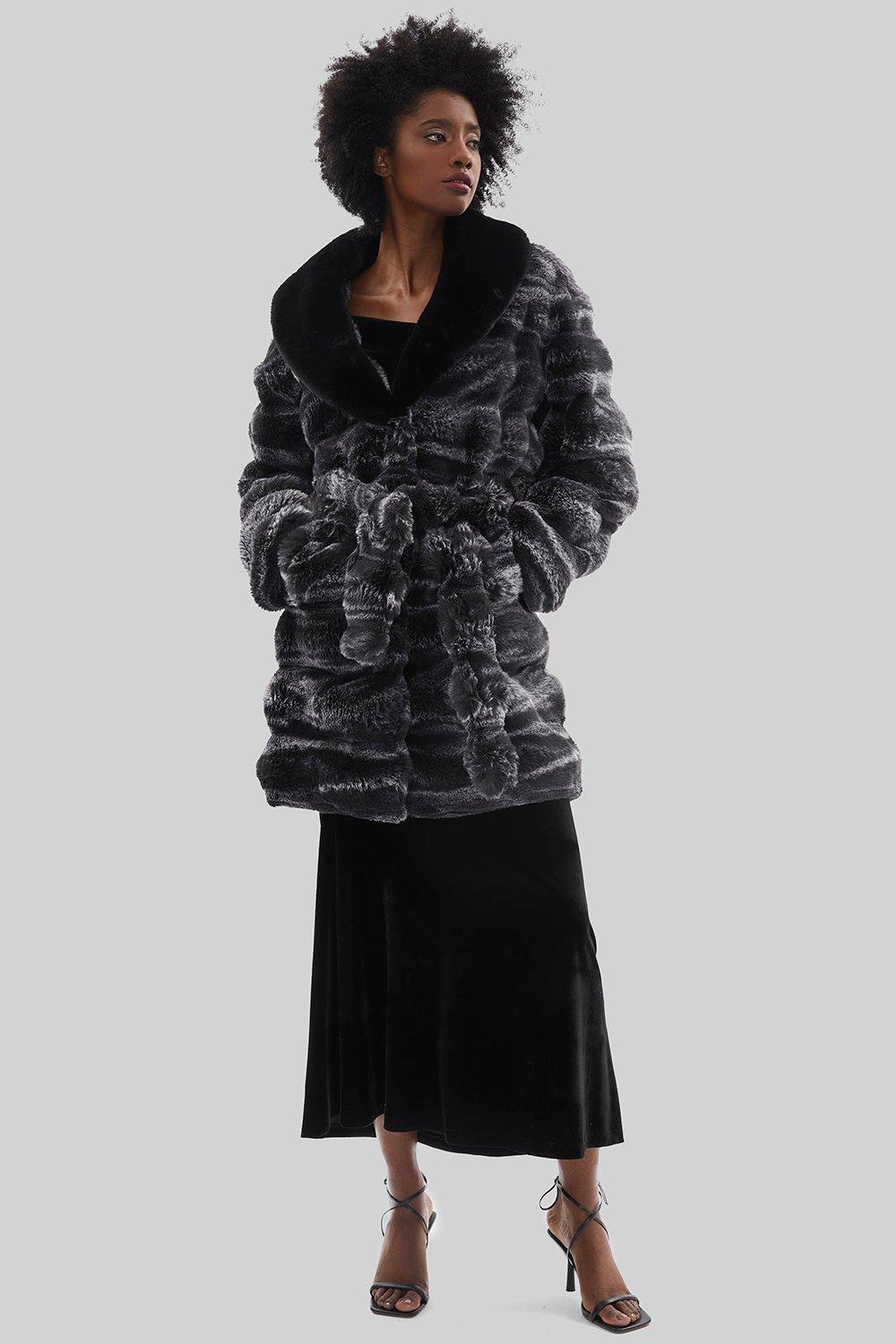 Fake shop chinchilla coat