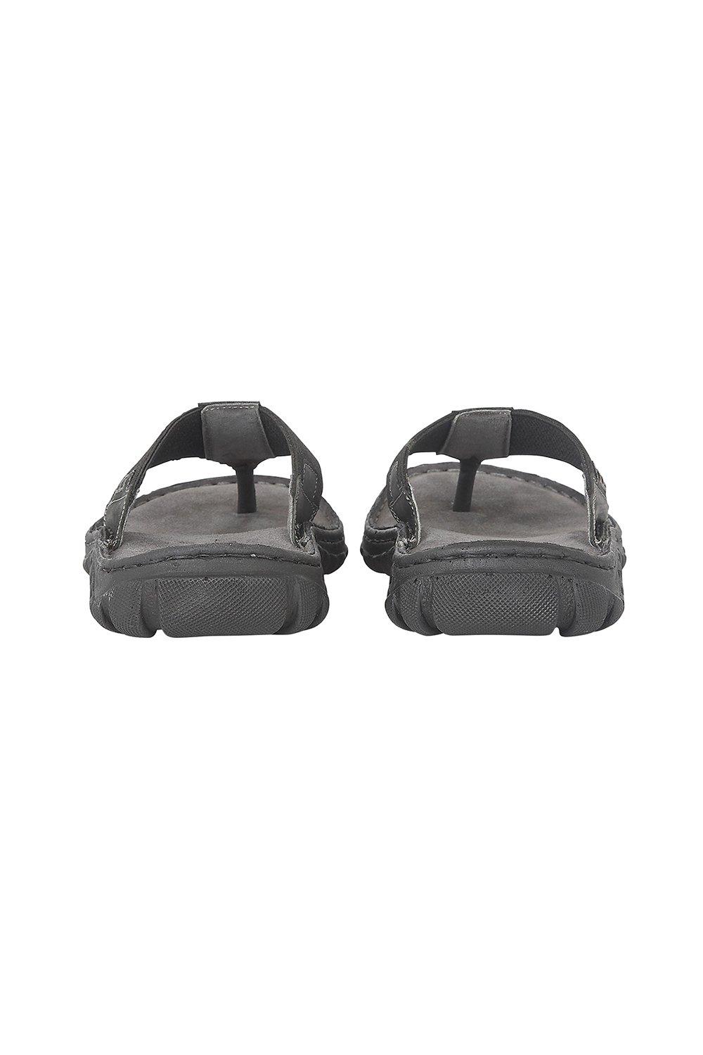 Sandals Black Ainsley Leather Toe Post Sandals Lotus