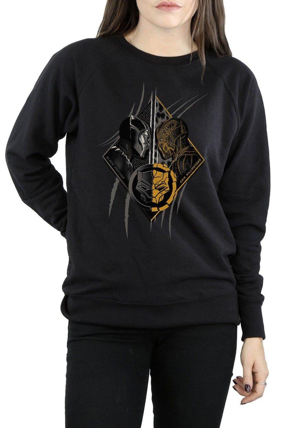 Hoodies & Sweatshirts | Black Panther Vs Killmonger Sweatshirt | Marvel