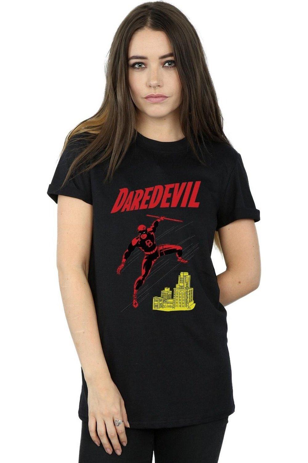 T-Shirts | Daredevil Rooftop Cotton Boyfriend T-Shirt | Marvel