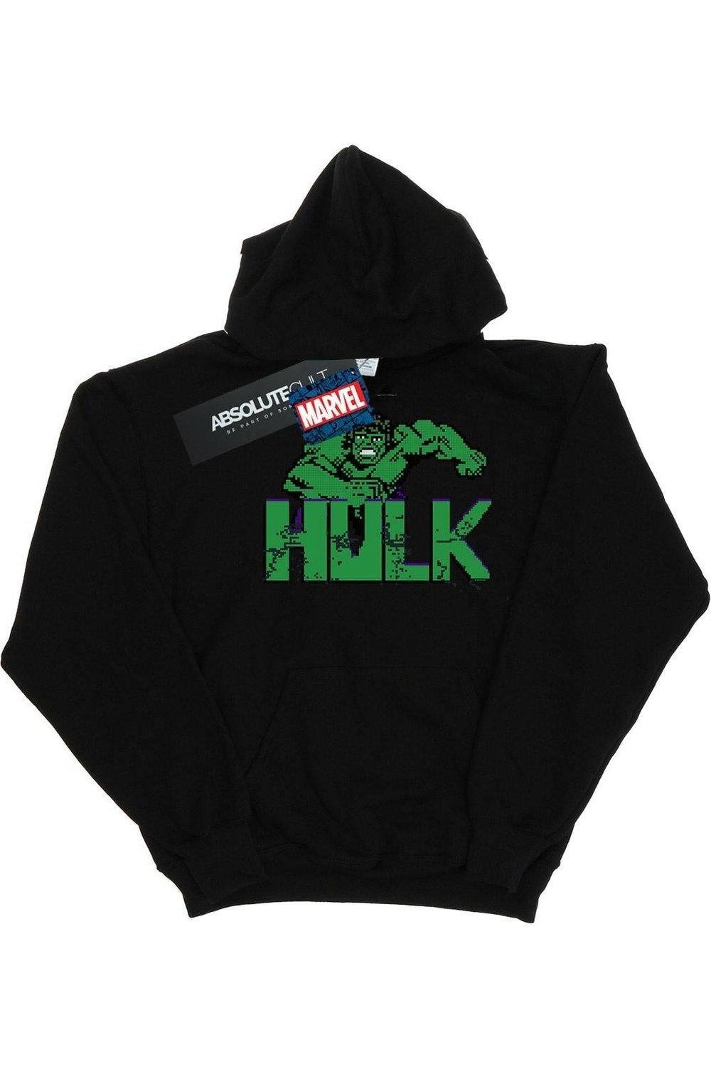 Hoodies Sweatshirts Hulk Pixelated Hoodie Marvel