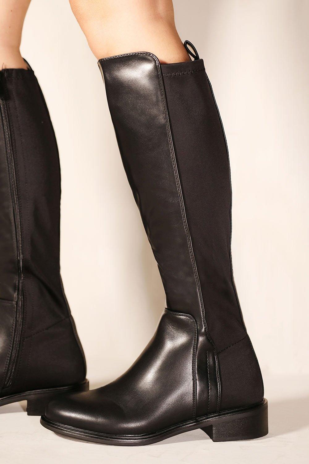 Parker grand stretch knee best sale high boot