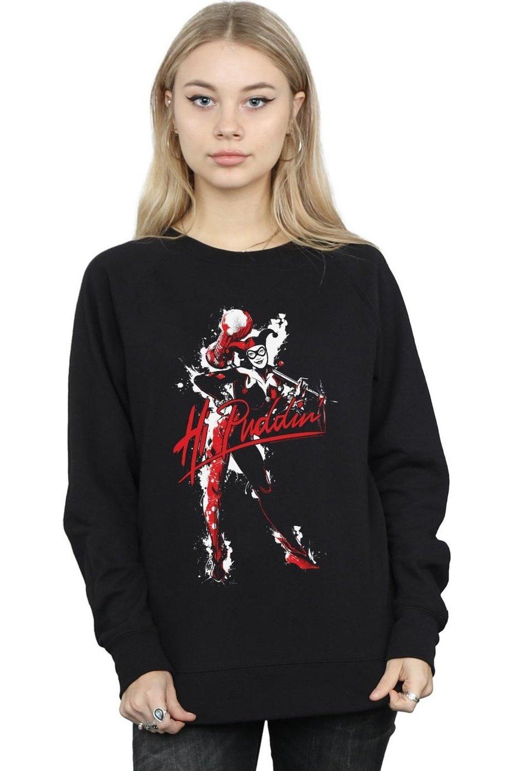 Hoodies & Sweatshirts | Harley Quinn Hi Puddin Sweatshirt | DC Comics