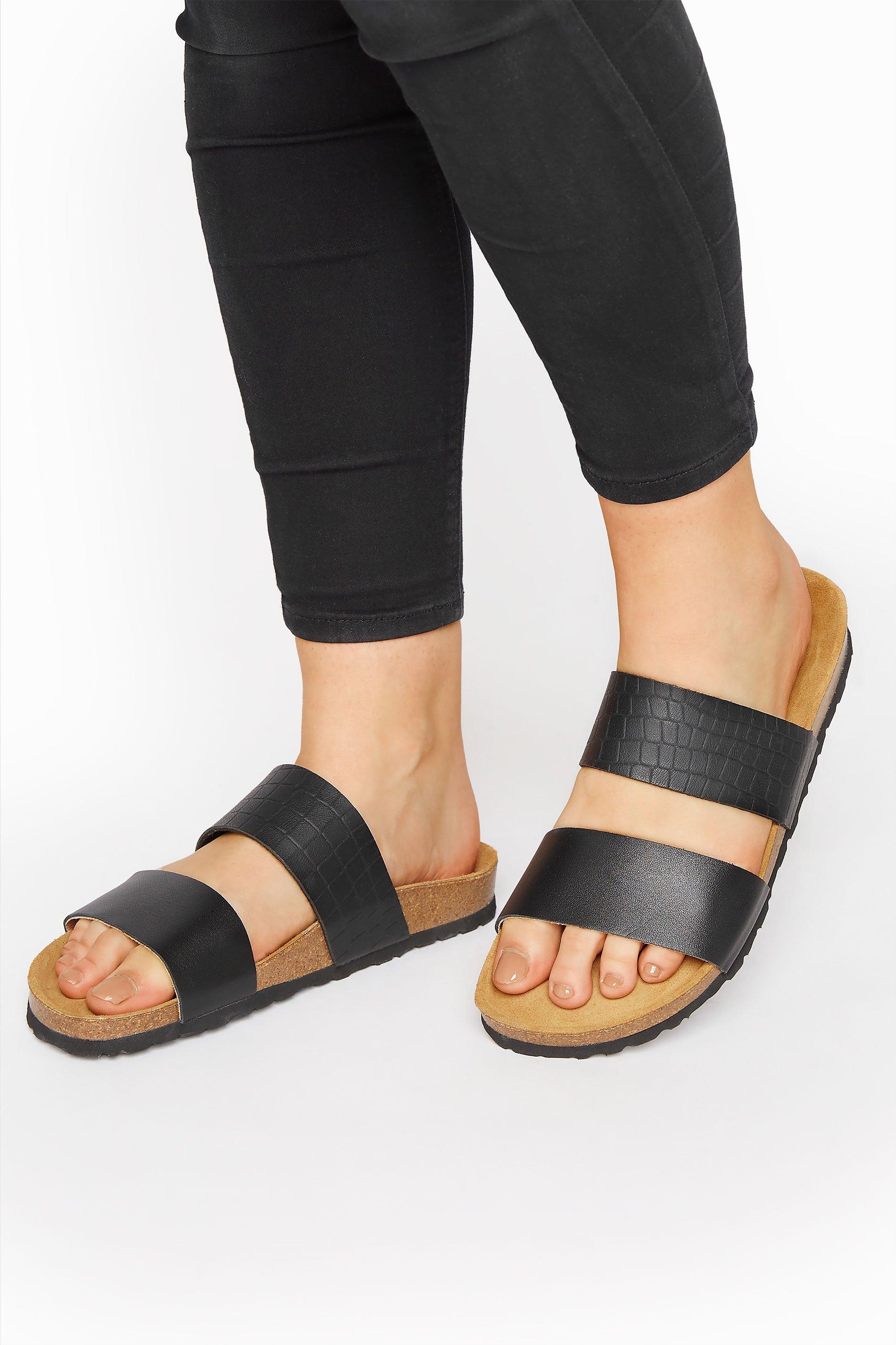 Ex Dorothy Perkins Two Buckle Strap Beach/ Summer Sandals Sliders