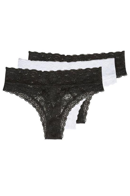 3 Pack Lace Thongs