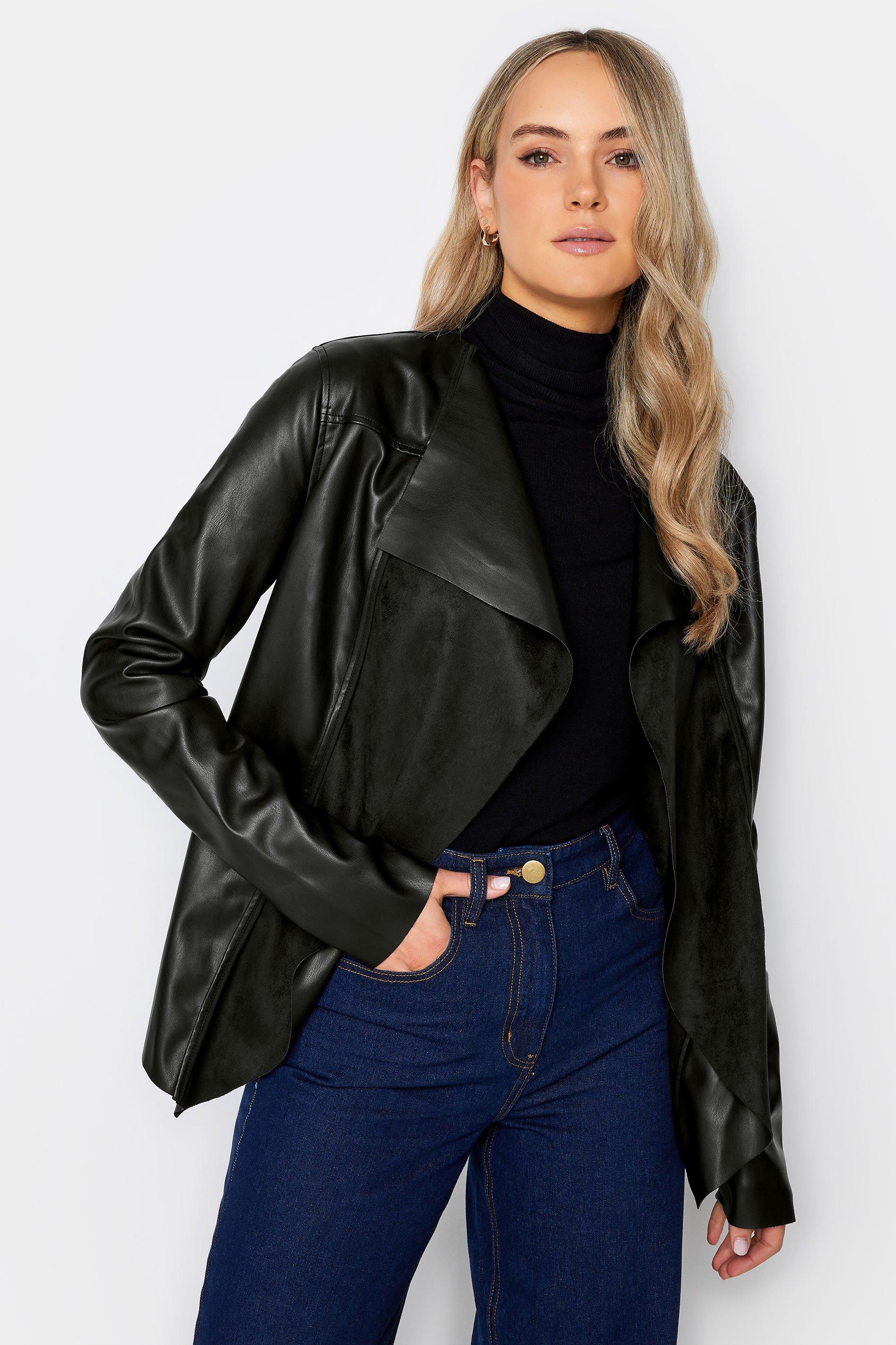 Dorothy perkins shop tall leather jacket