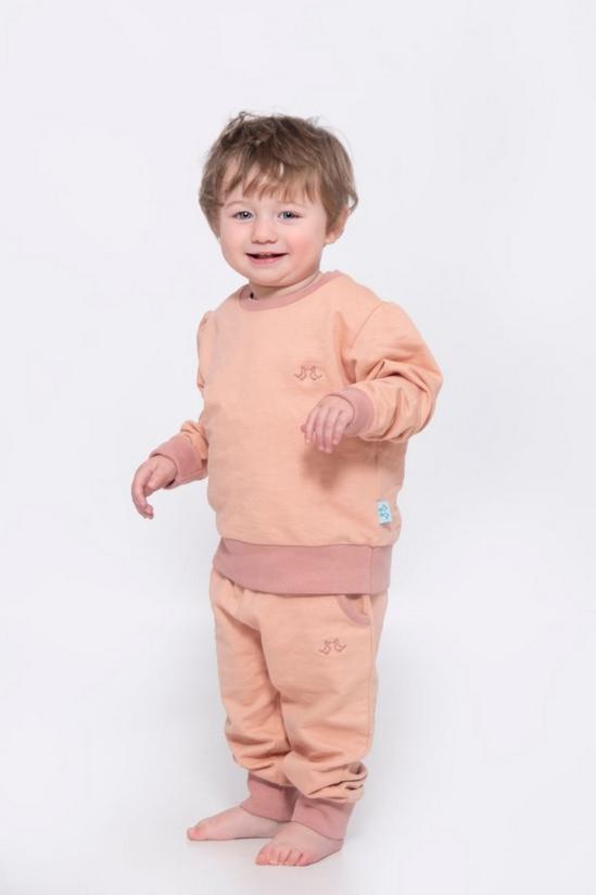 Cotton Grey Jersey Lounge Set By Luca and Rosa
