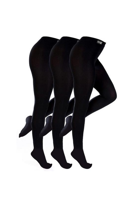 M&Co Black Thermal Fleece Leggings