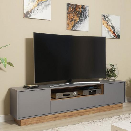 Creative Furniture TV Unit 200cm  CabinetTV Stand Living Room - Oak & Grey 1