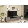 Creative Furniture TV Unit 200cm  CabinetTV Stand Living Room - Oak & Grey thumbnail 3