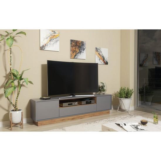 Creative Furniture TV Unit 200cm  CabinetTV Stand Living Room - Oak & Grey 3